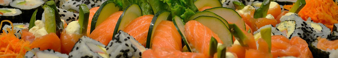 Eating Japanese Sushi at Sakura restaurant in Buffalo, MN.